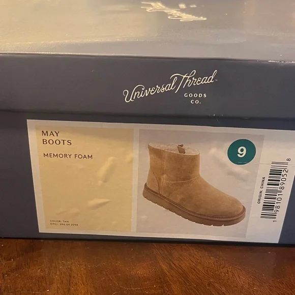 Universal Thread Light Brown Memory Foam Boots - Picture 2 of 6